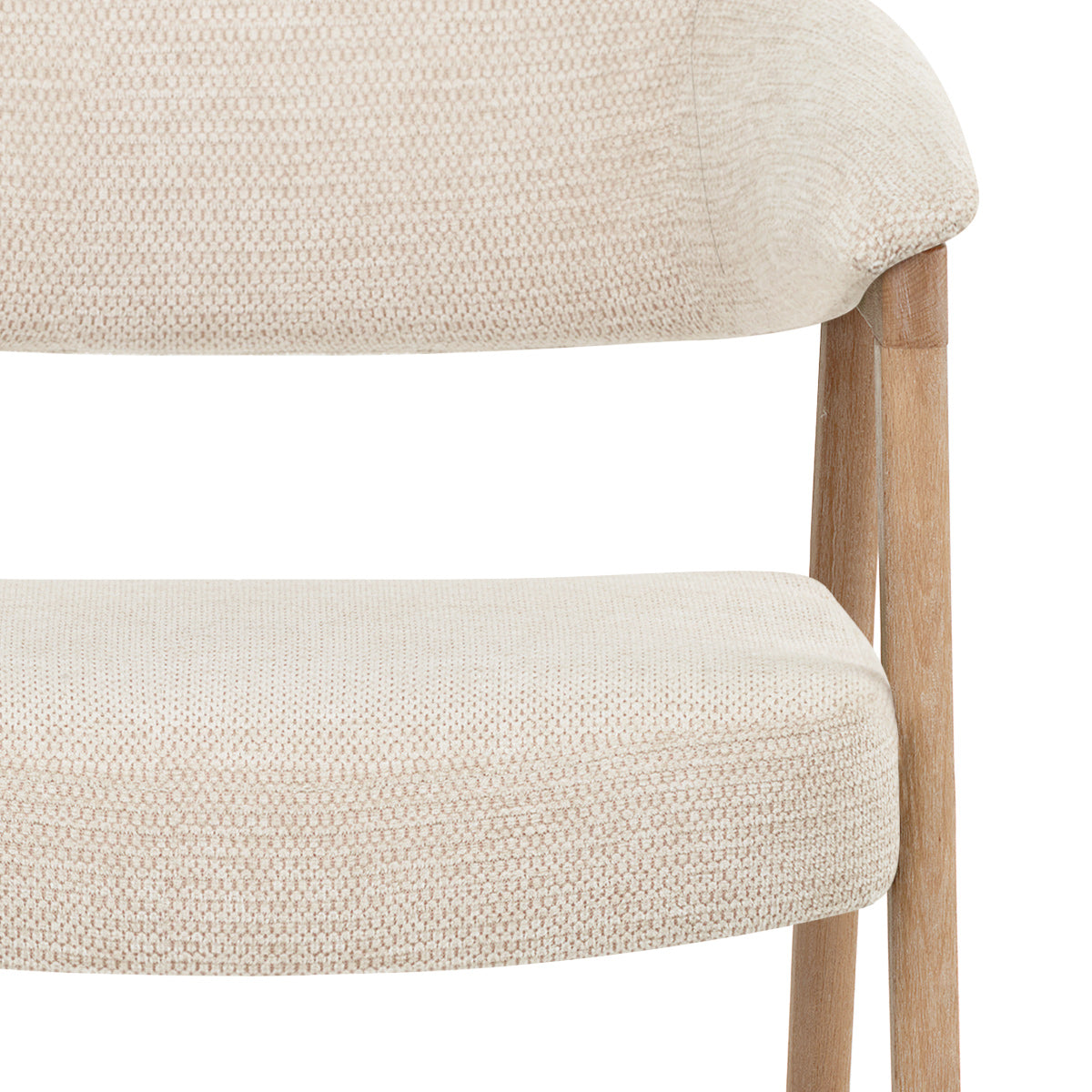 Silla Tela Roble - Falco Crema