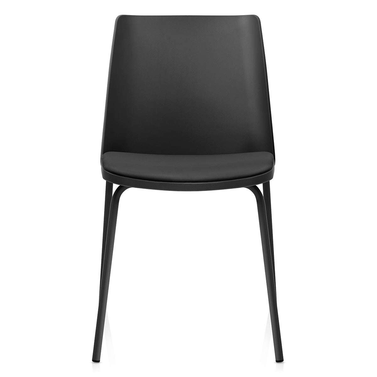 Silla Resina Metal - Cosmo Negro
