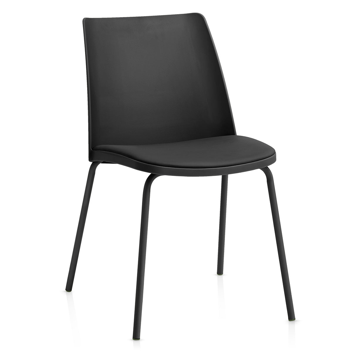 Silla Resina Metal - Cosmo Negro