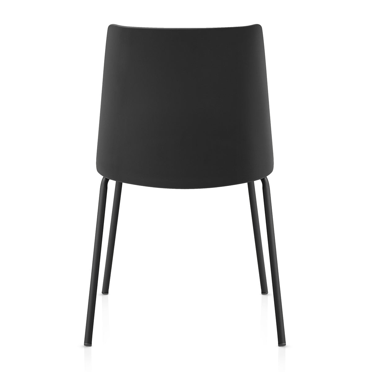 Silla Resina Metal - Cosmo Negro