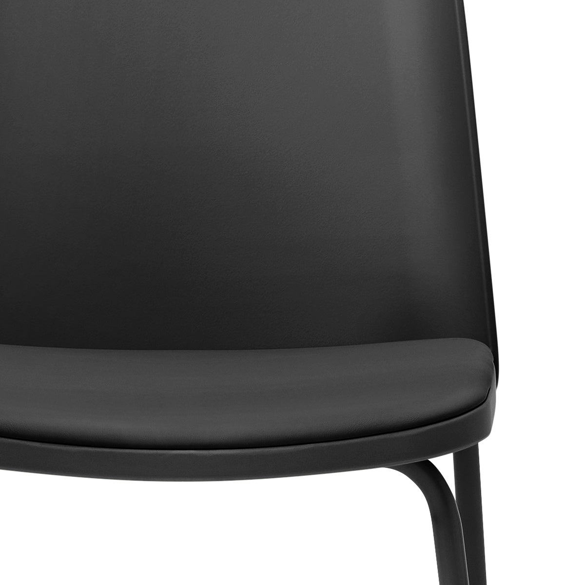 Silla Resina Metal - Cosmo Negro