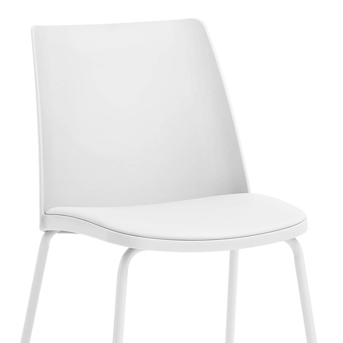 Silla Resina Metal - Cosmo Blanco