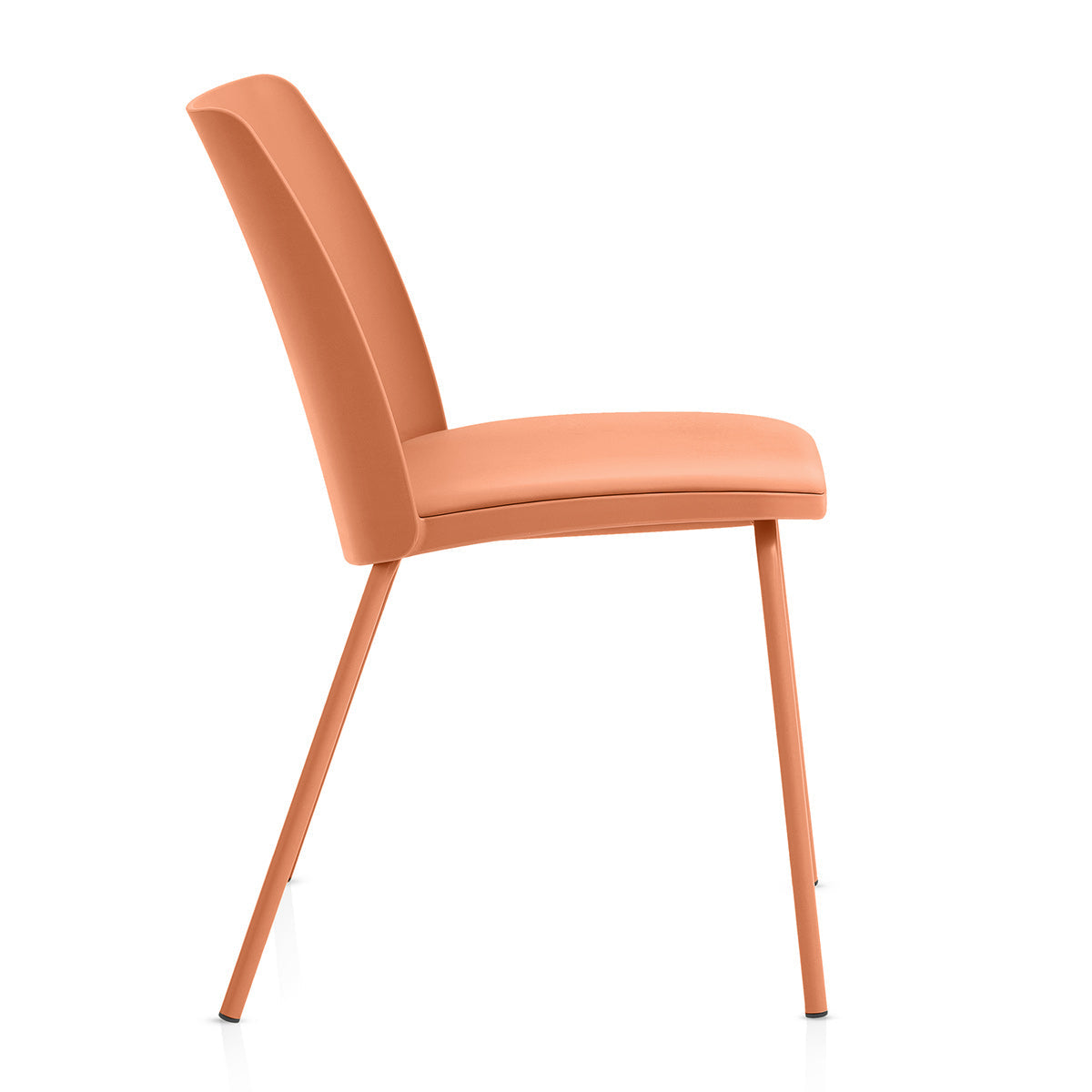 Silla Resina Metal - Cosmo Naranja