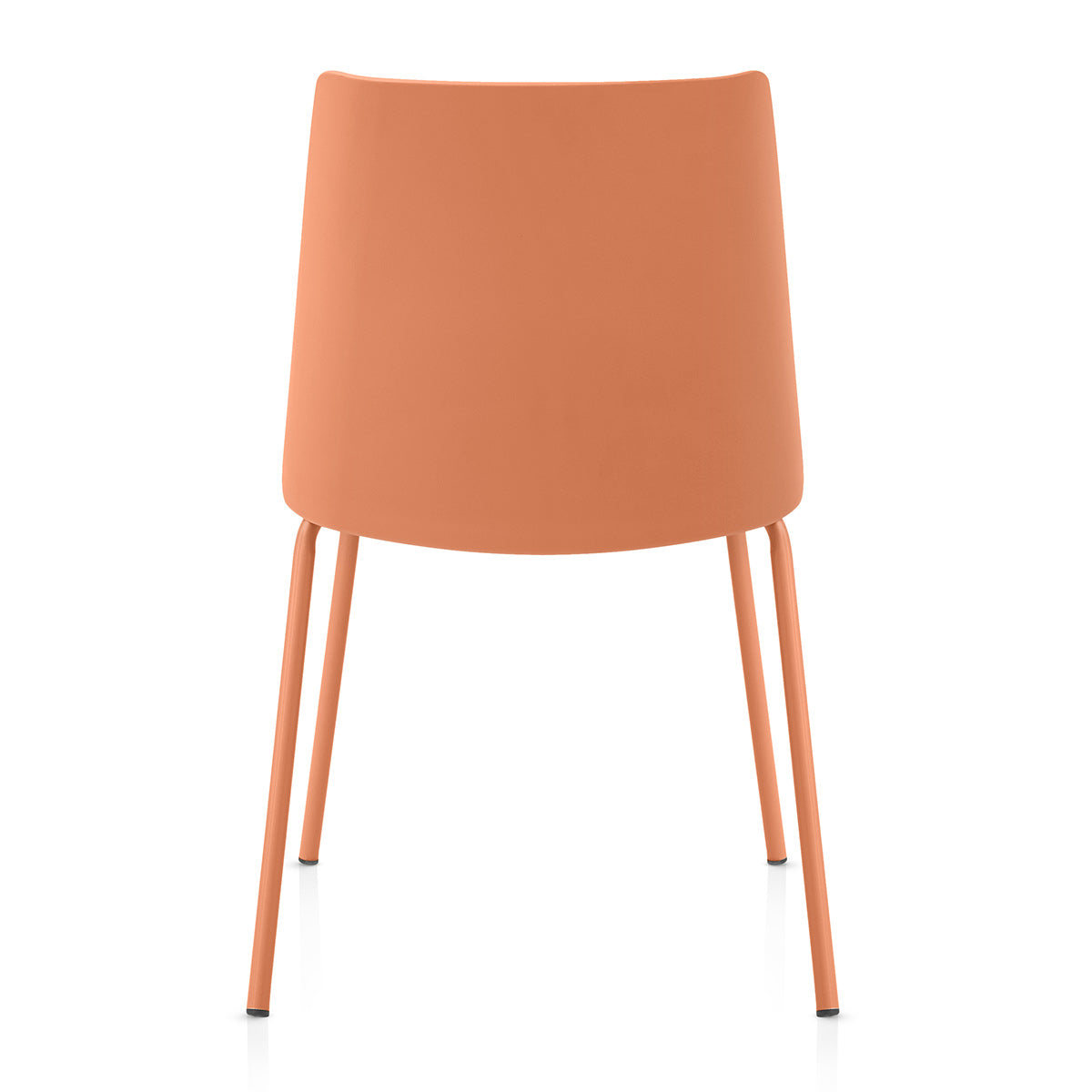 Silla Resina Metal - Cosmo Naranja