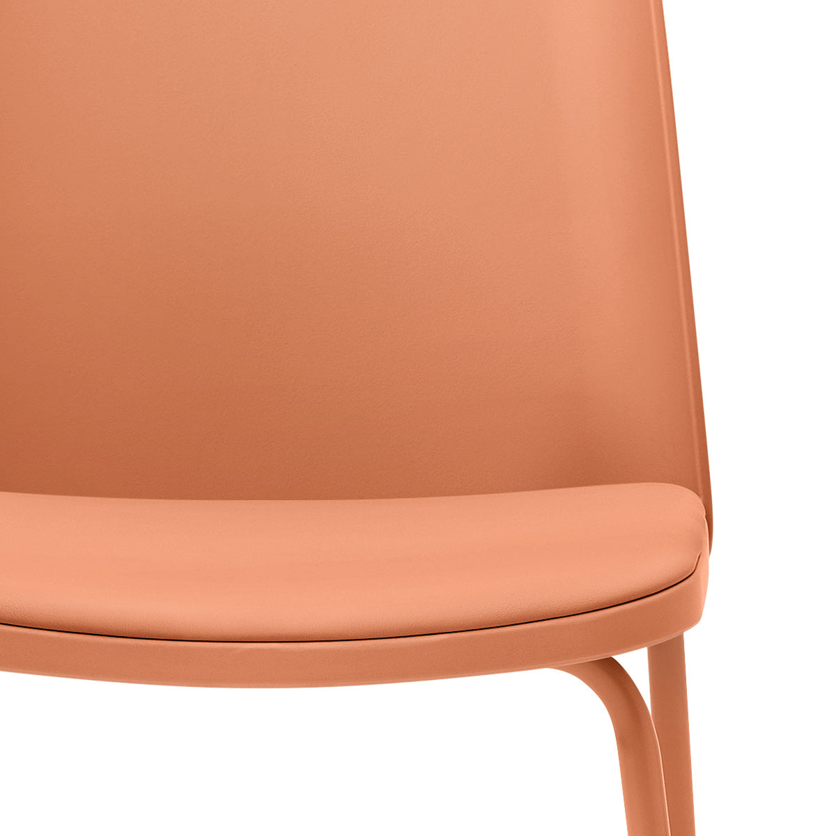 Silla Resina Metal - Cosmo Naranja