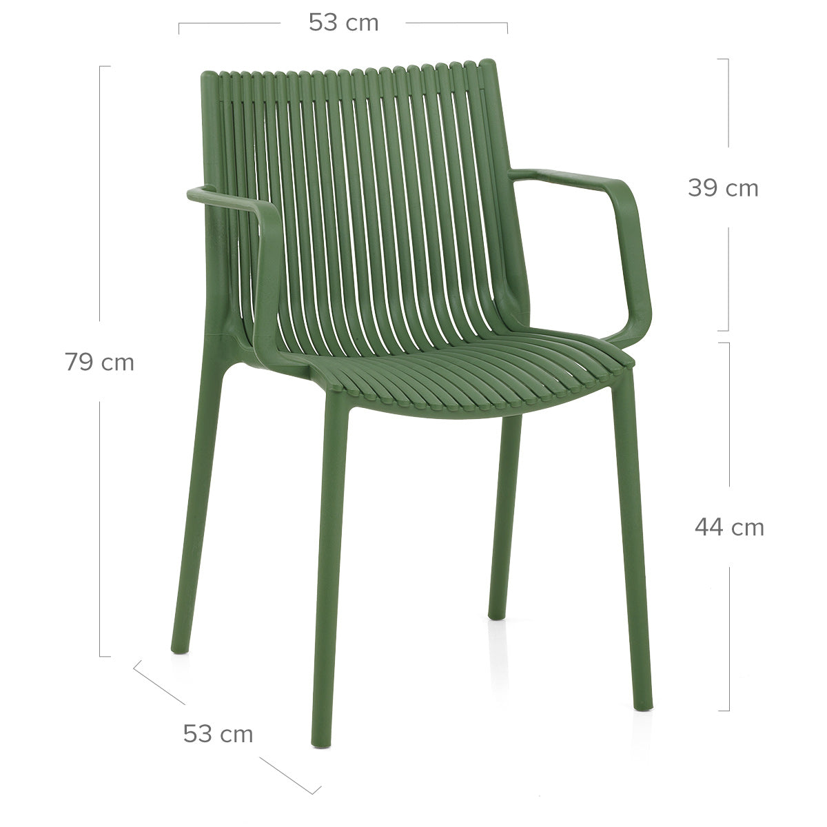 Sillón Resina Exterior - Aura Verde