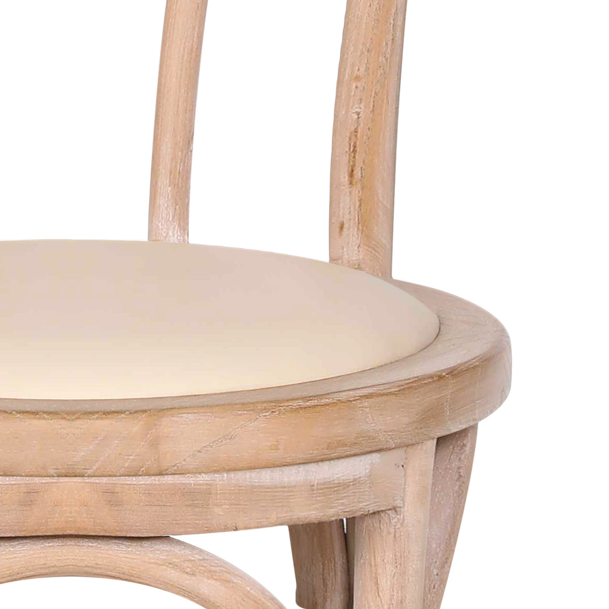 Silla Cuero Auténtico Roble - Henri Crema