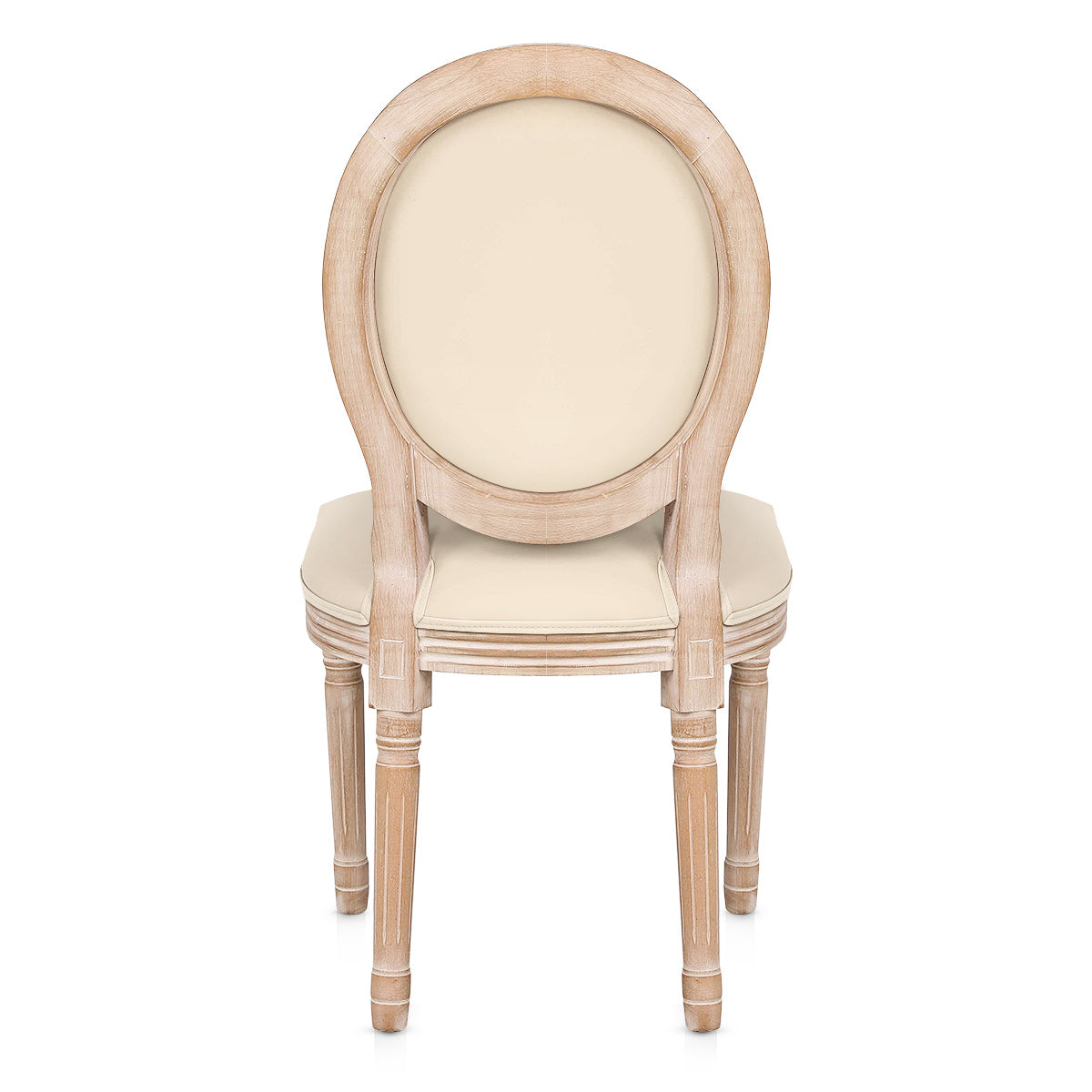 Silla Cuero Auténtico Roble - Louis Crema