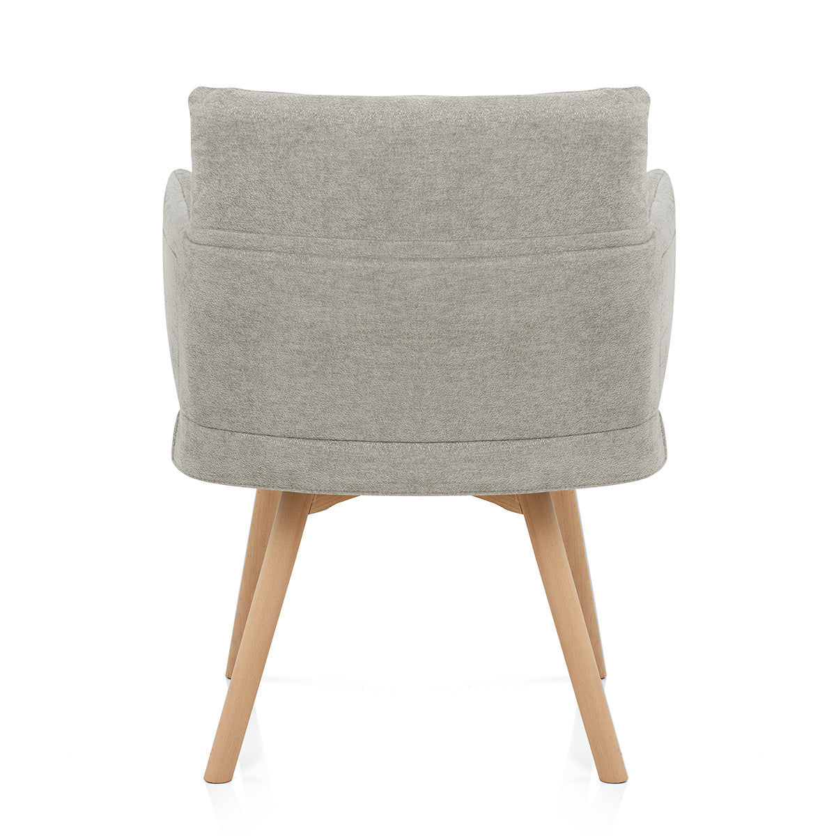 Silla Tela Roble - Mica Gris