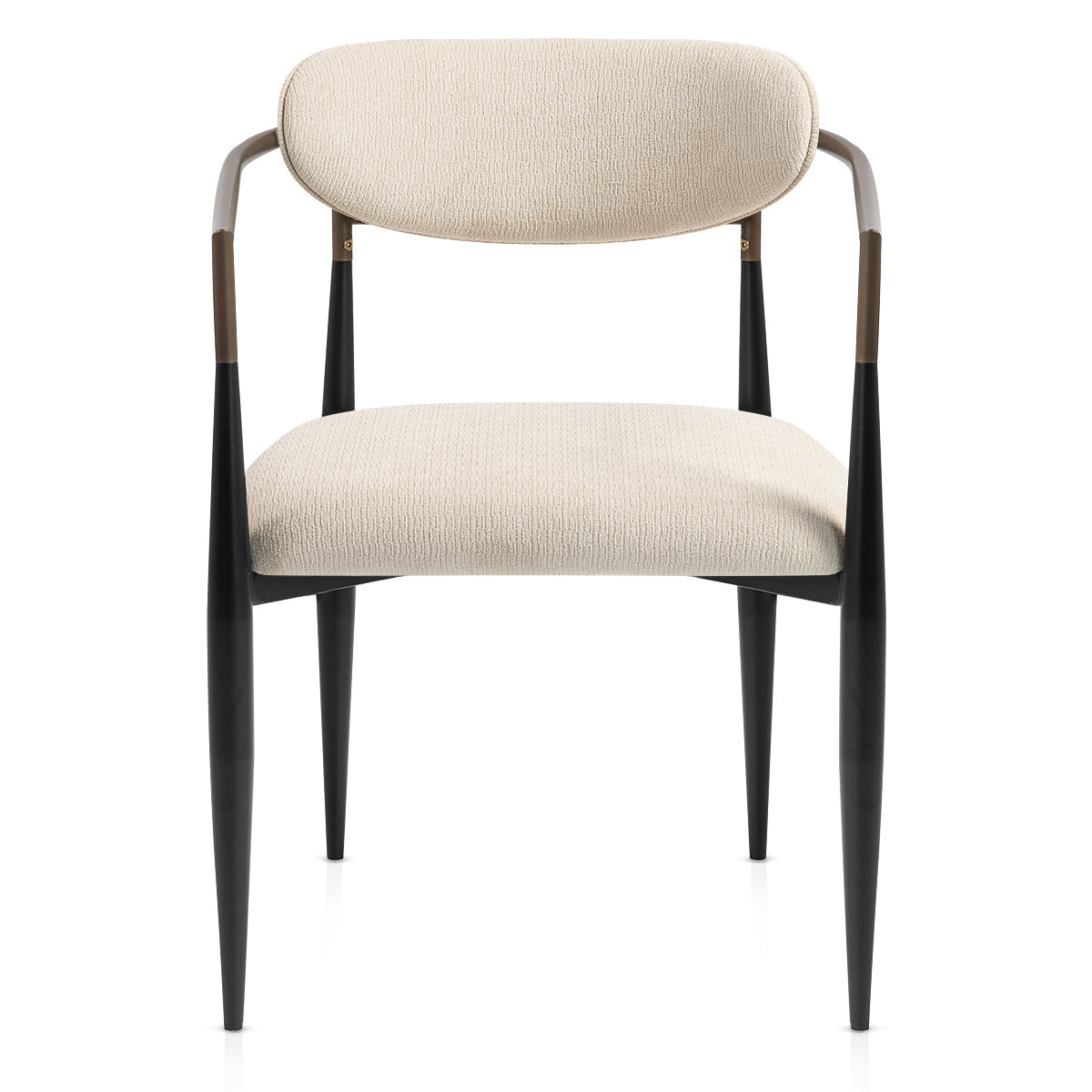 Silla Tela Metal - Lumix Crema