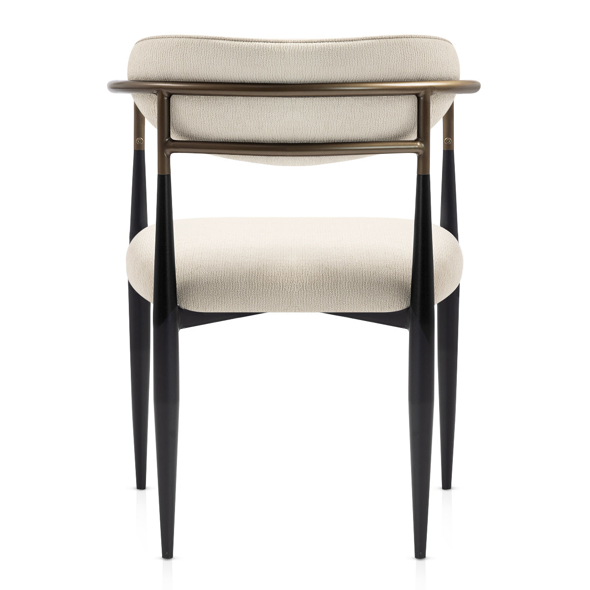 Silla Tela Metal - Lumix Crema