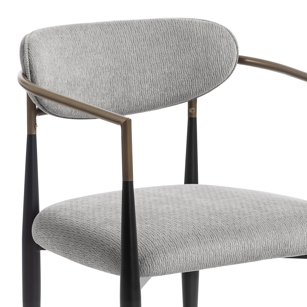 Silla Tela Metal - Lumix Gris