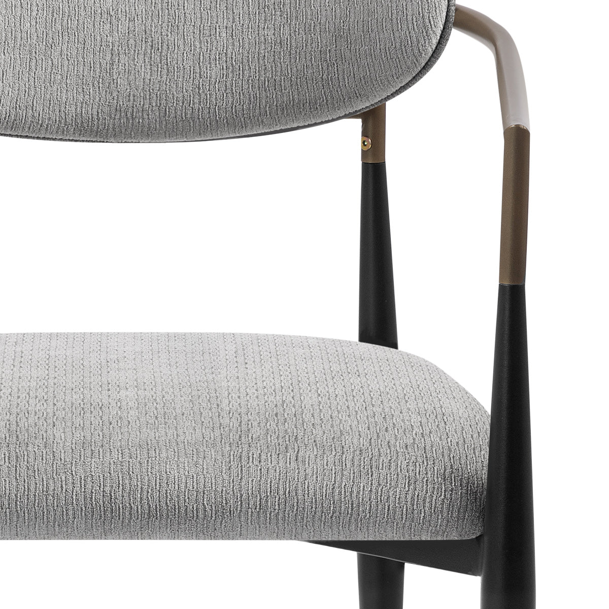 Silla Tela Metal - Lumix Gris