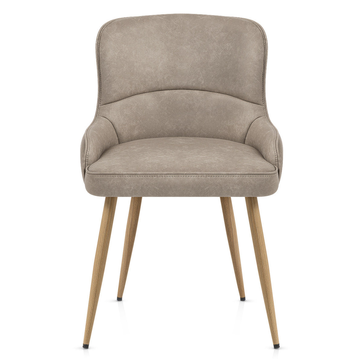 Silla Polipiel Metal - Tropea Gris