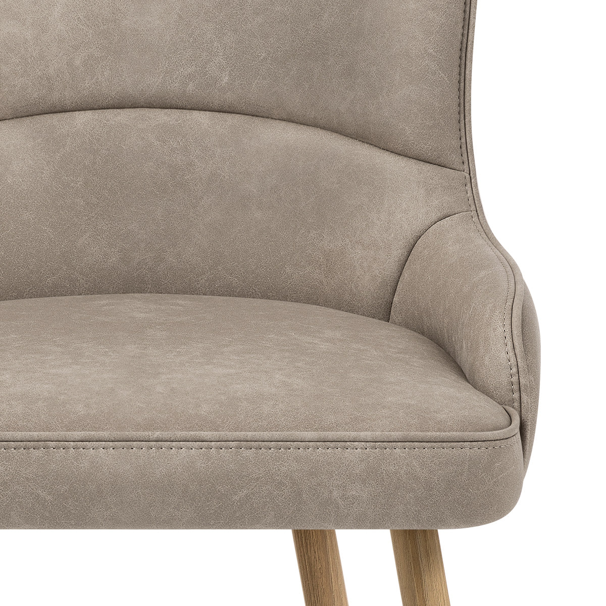 Silla Polipiel Metal - Tropea Gris