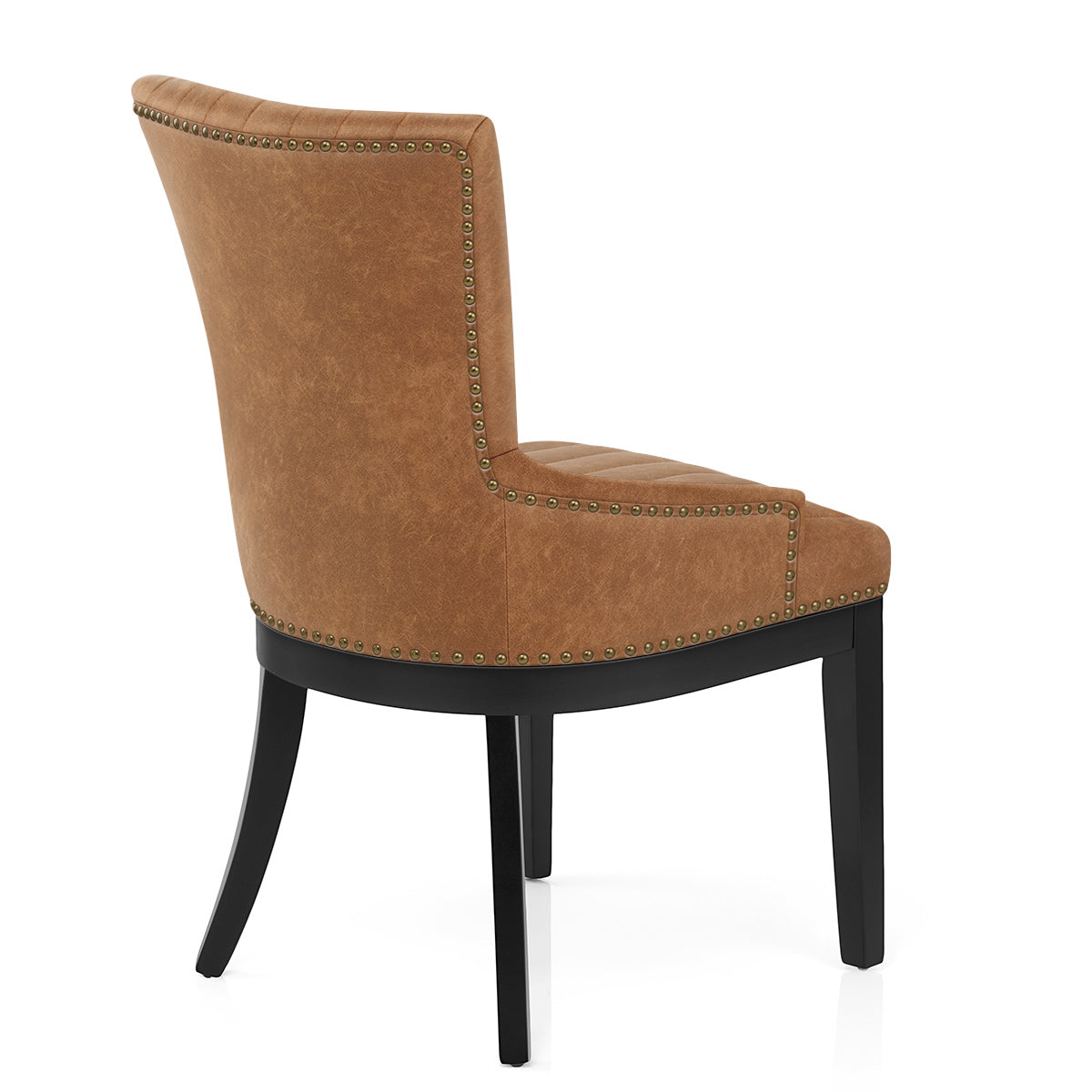 Silla Polipiel Madera - Chiltern Marrón