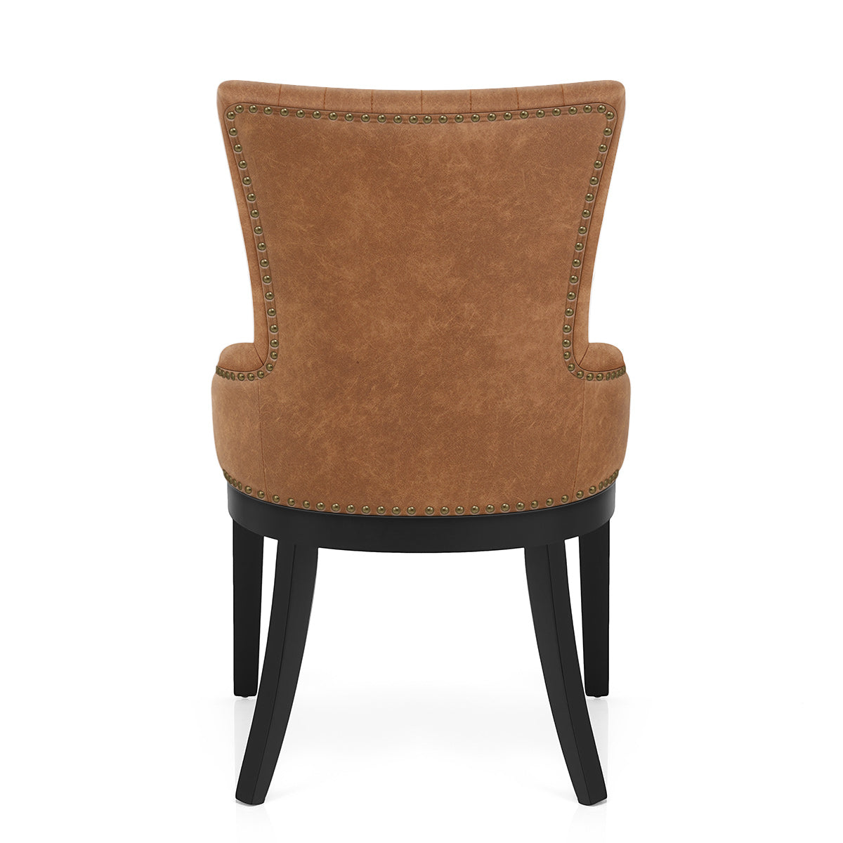 Silla Polipiel Madera - Chiltern Marrón