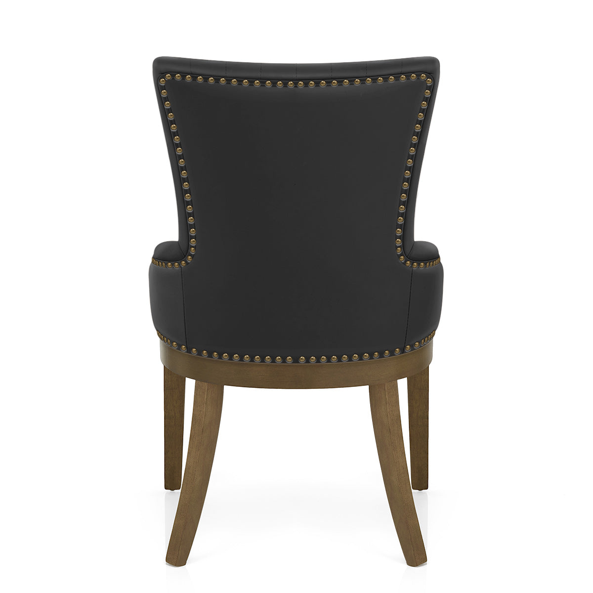 Silla Cuero Auténtico Roble - Chiltern Negro
