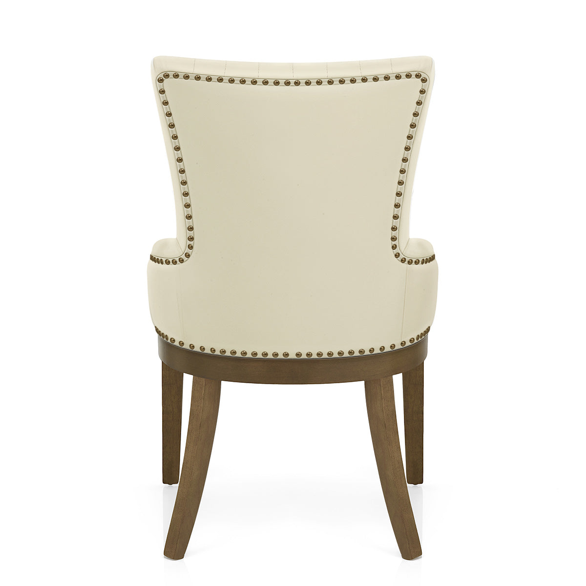 Silla Cuero Auténtico Roble - Chiltern Crema