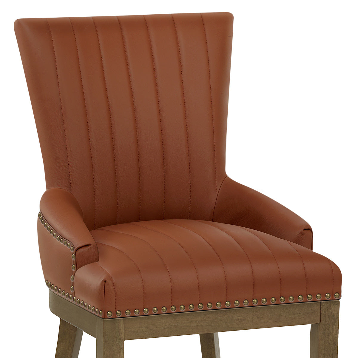 Silla Cuero Auténtico Roble - Chiltern Marrón