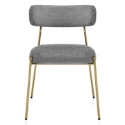 Silla Tela Oro - Diana Gris