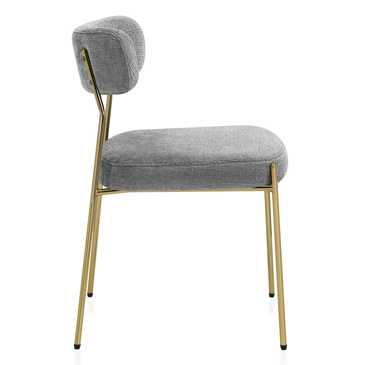 Silla Tela Oro - Diana Gris
