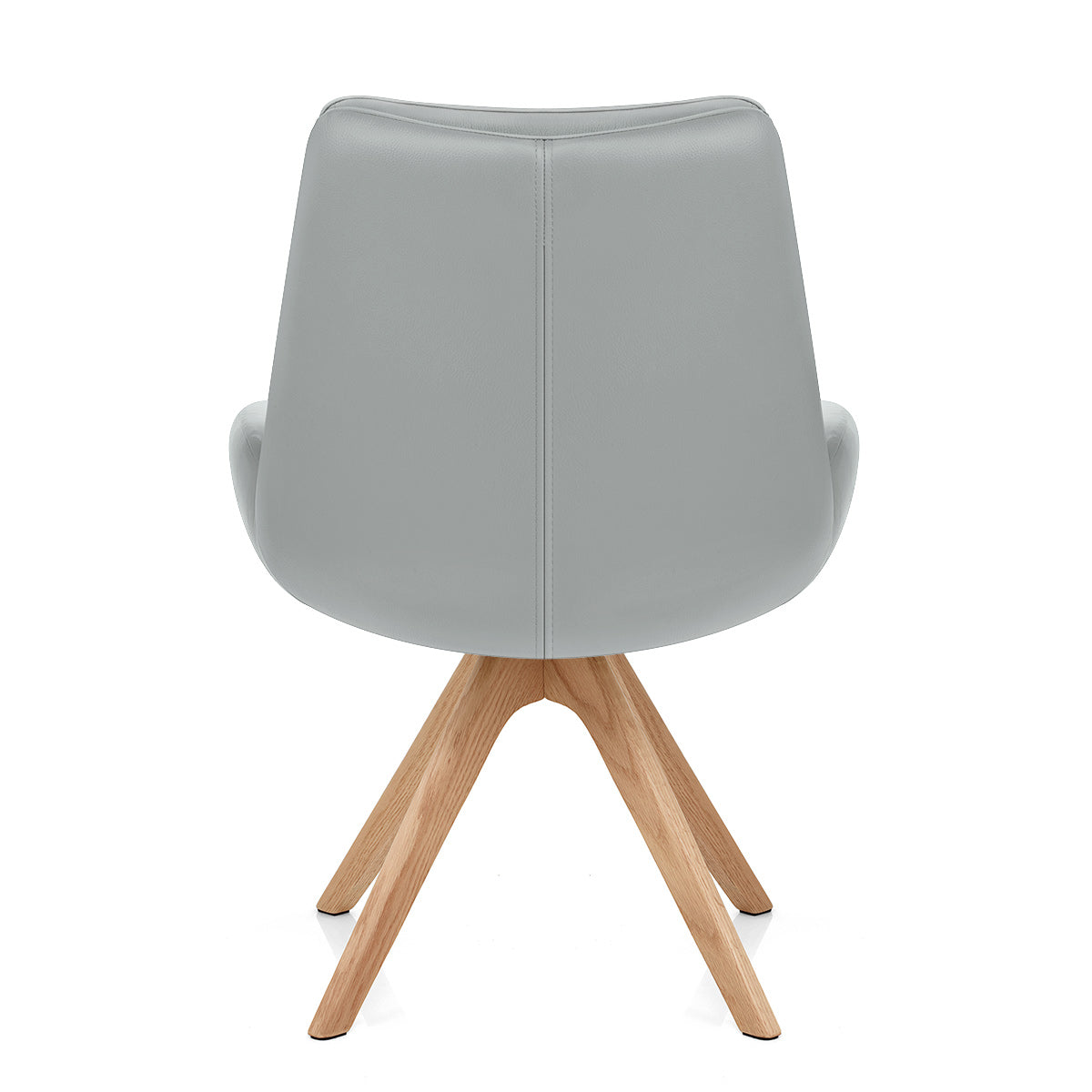 Silla Cuero Auténtico - Madrid Gris