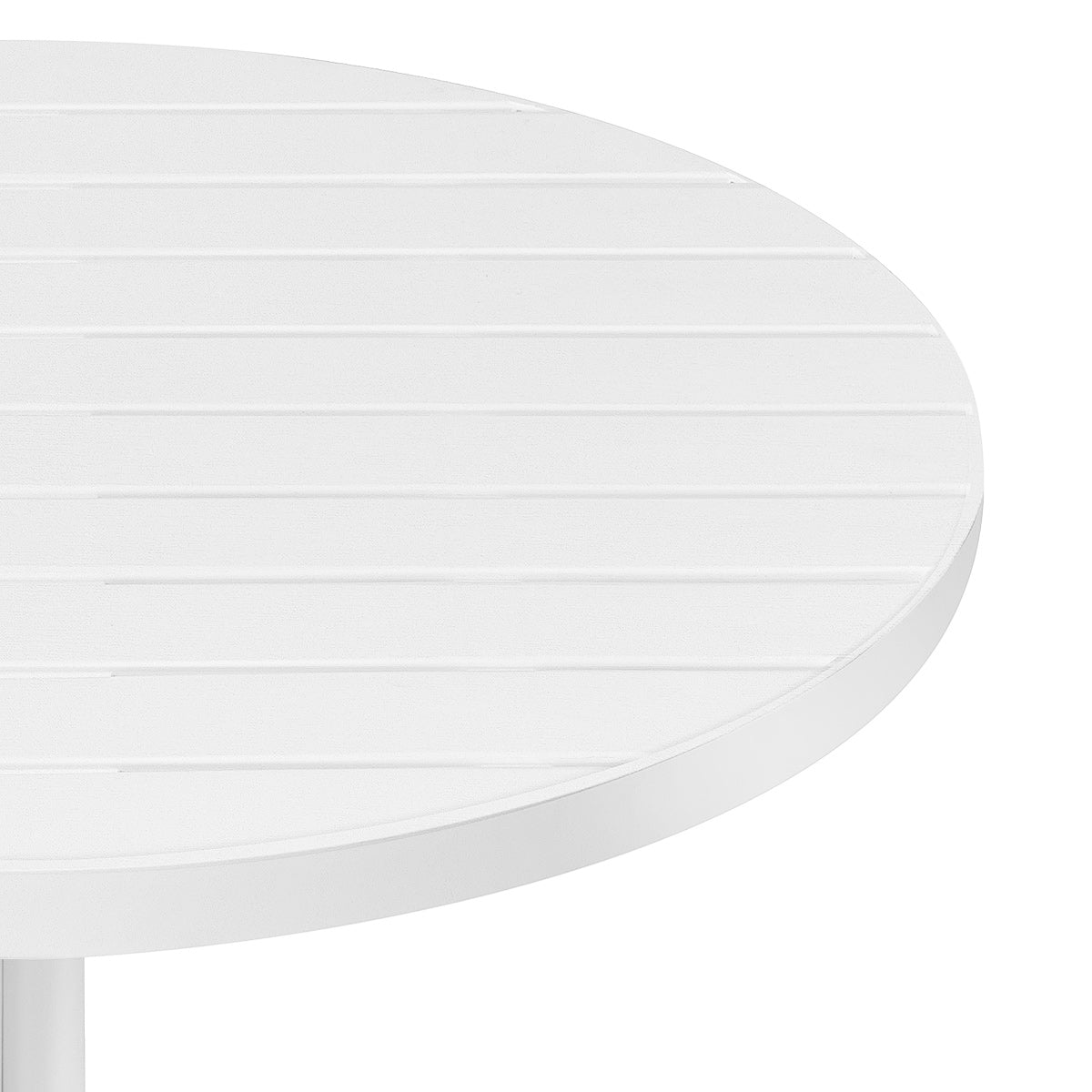Mesa Resina Exterior - Mono Blanco
