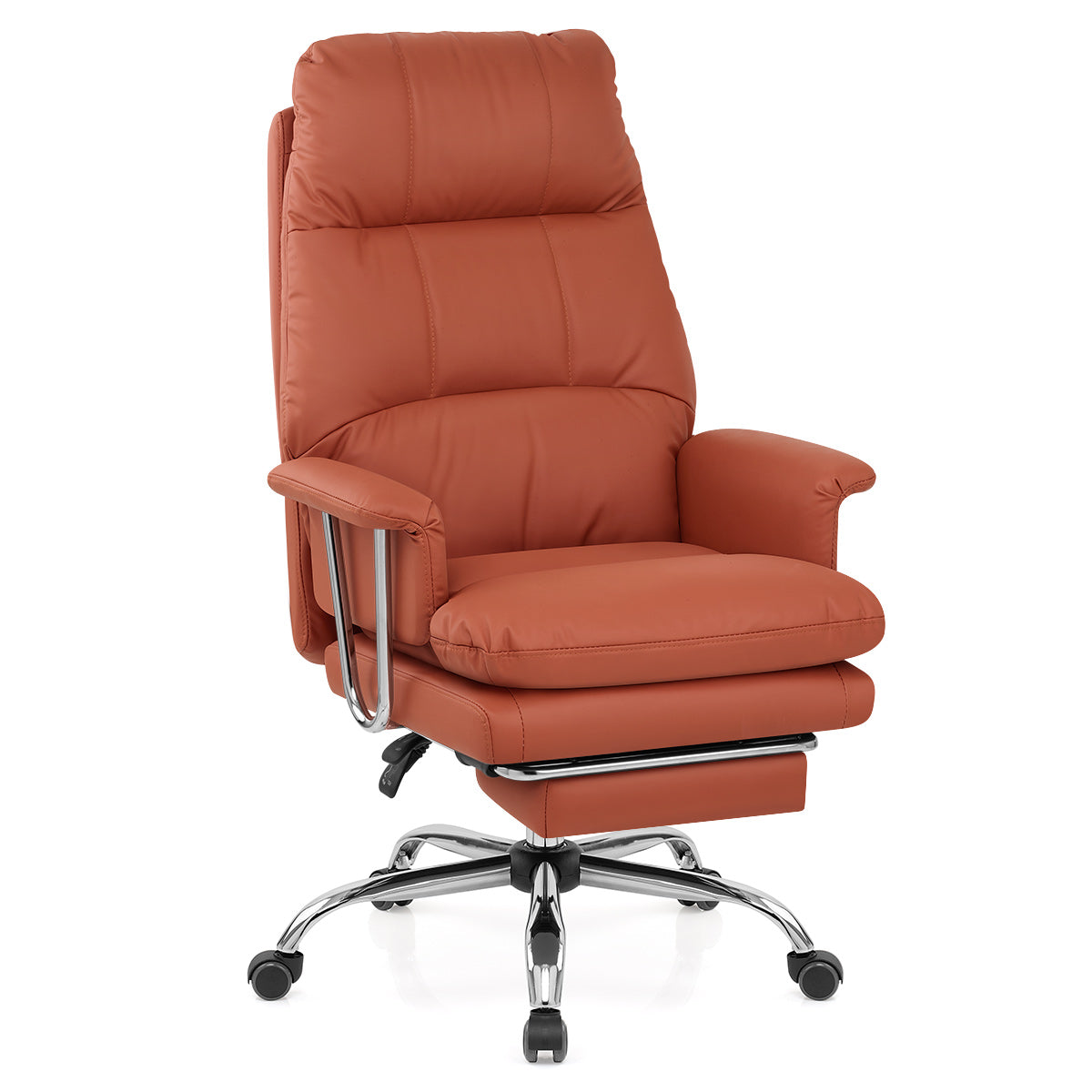 Silla Oficina Eco Piel - Colmar Marrón