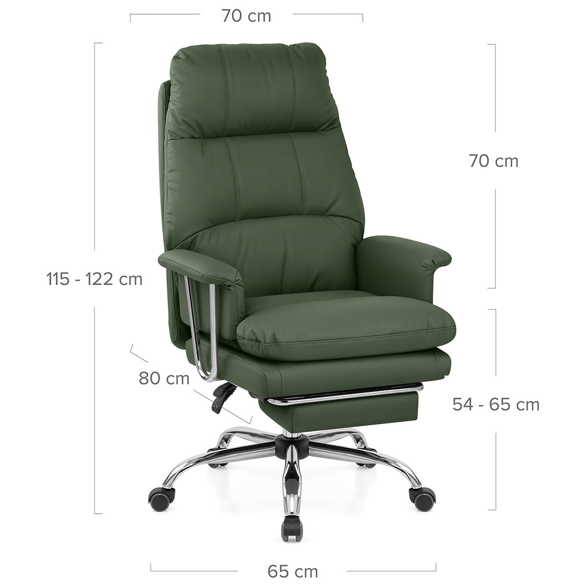 Silla Oficina Eco Piel - Colmar Verde