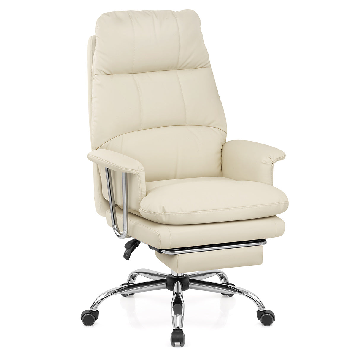 Silla Oficina Eco Piel - Colmar Crema
