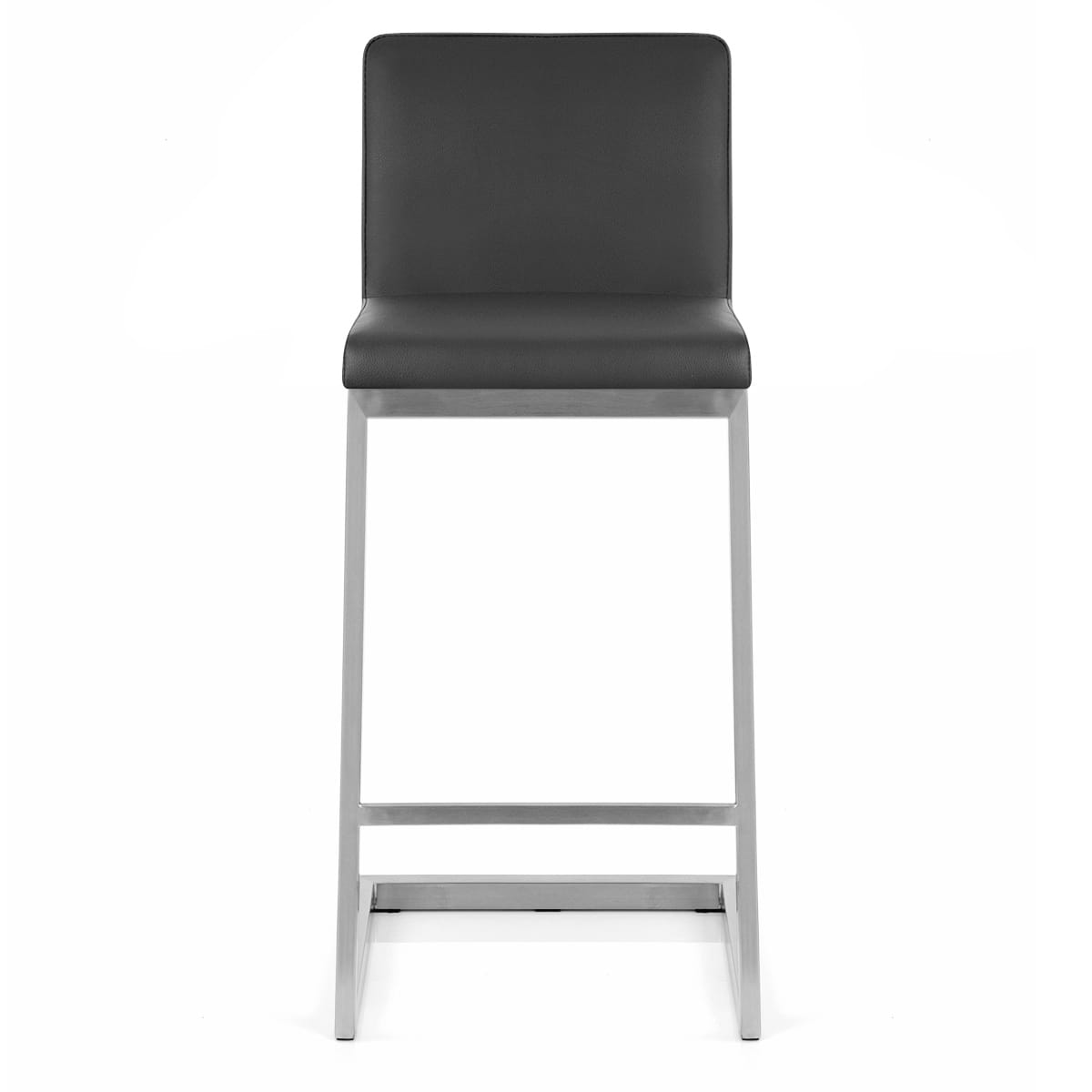 Taburete Polipiel Satinado - Ace Negro