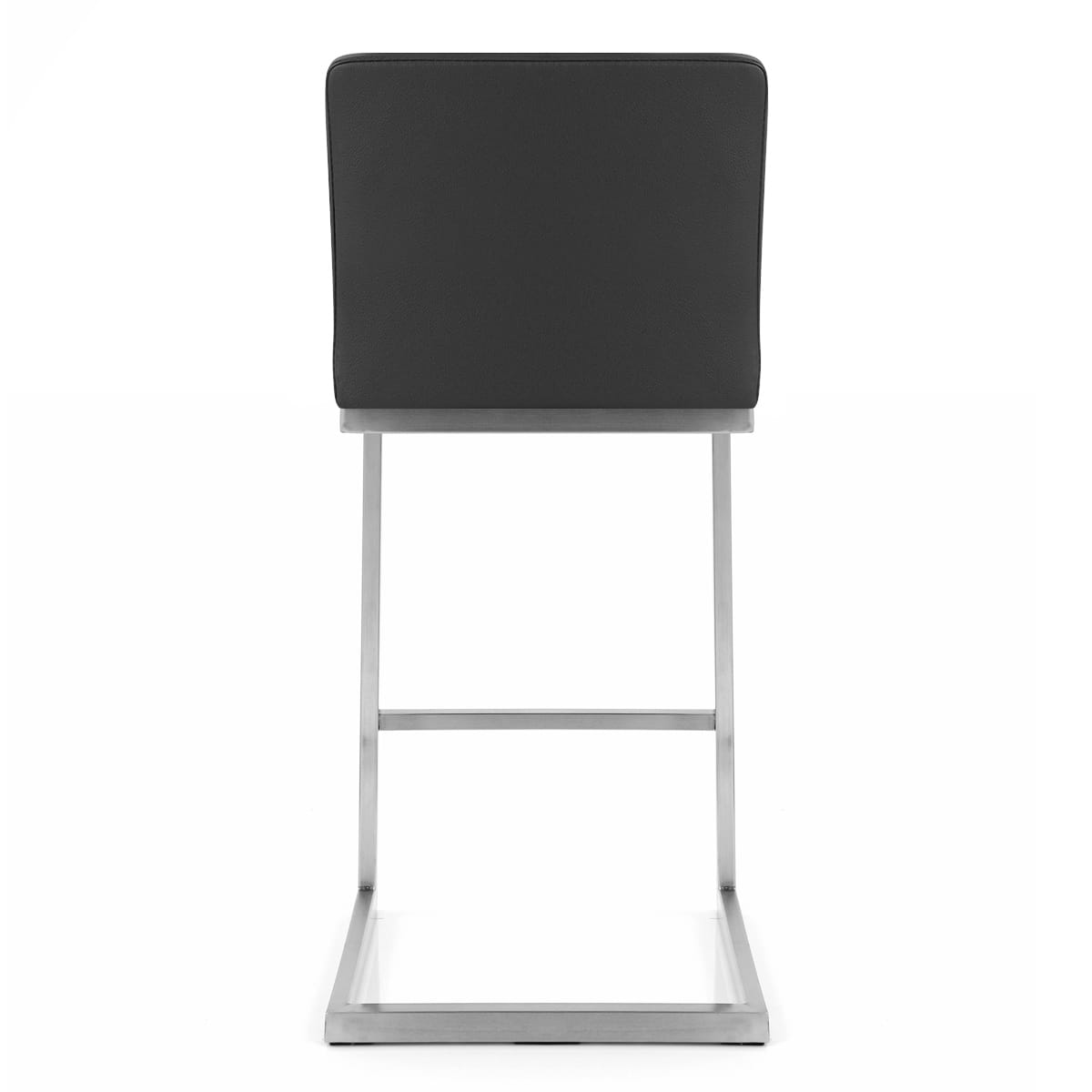 Taburete Polipiel Satinado - Ace Negro