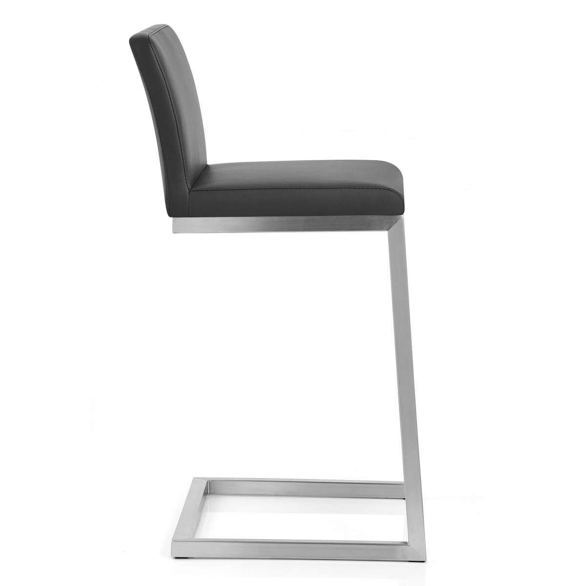 Taburete Polipiel Satinado - Ace Negro