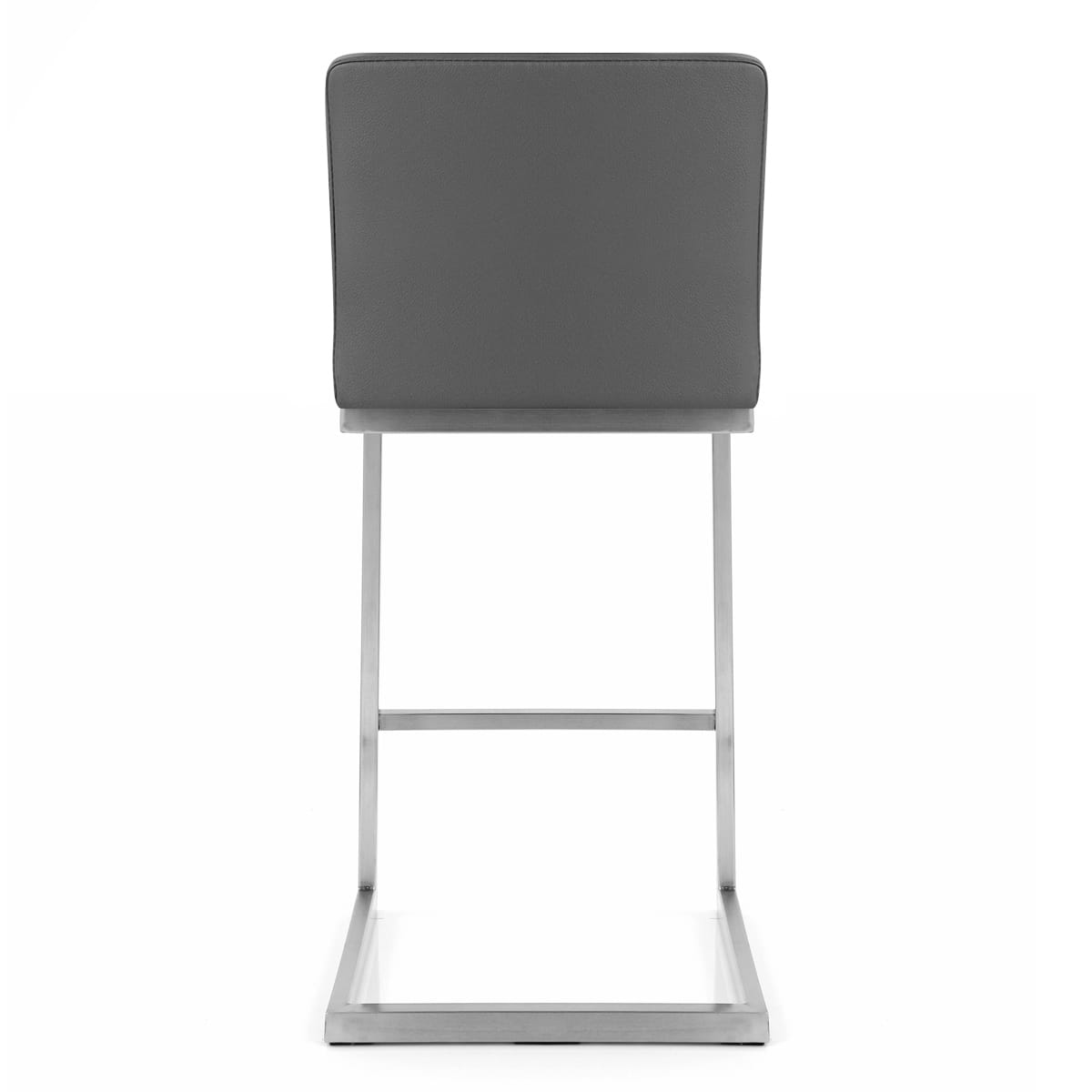 Taburete Polipiel Satinado - Ace Gris