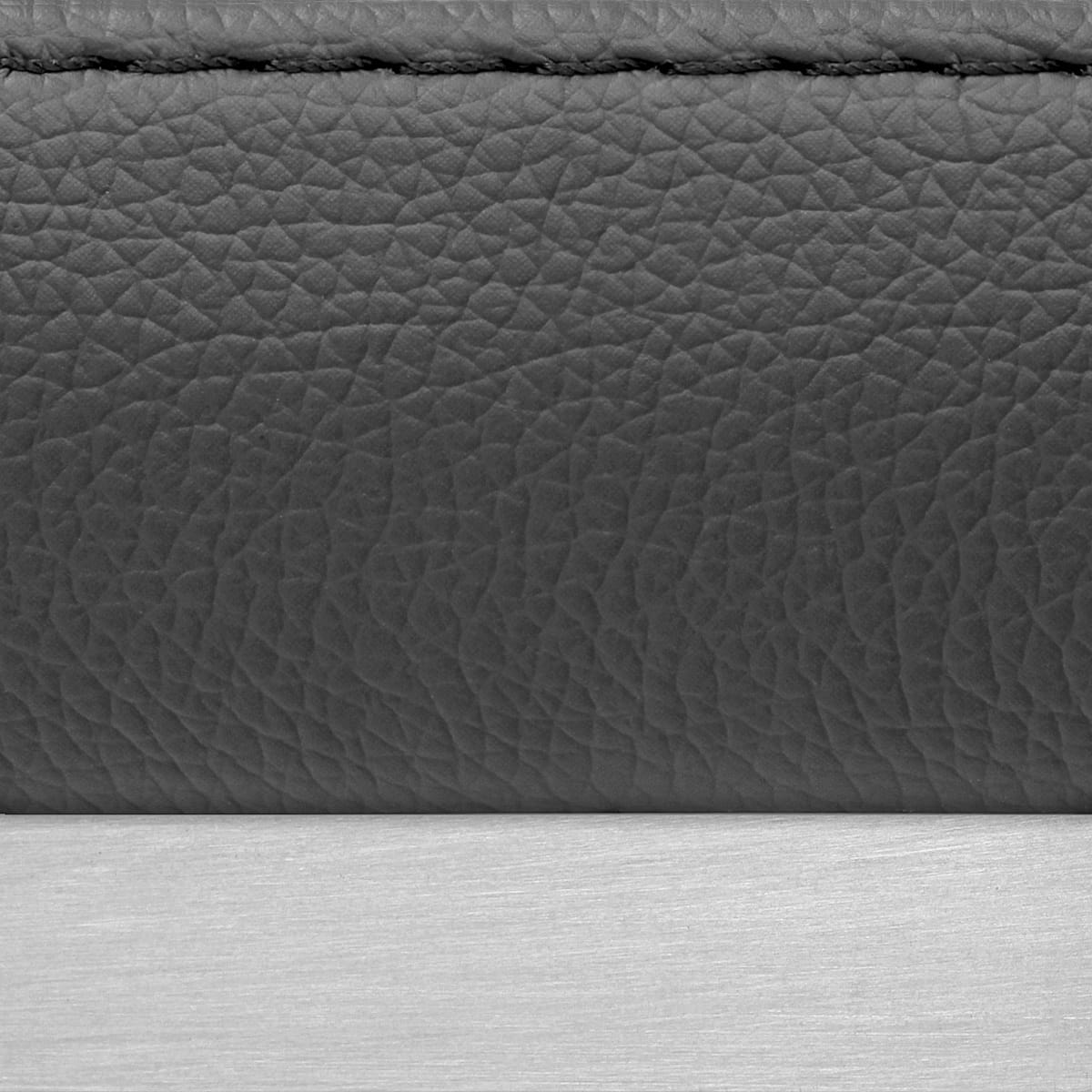 Taburete Polipiel Satinado - Ace Gris