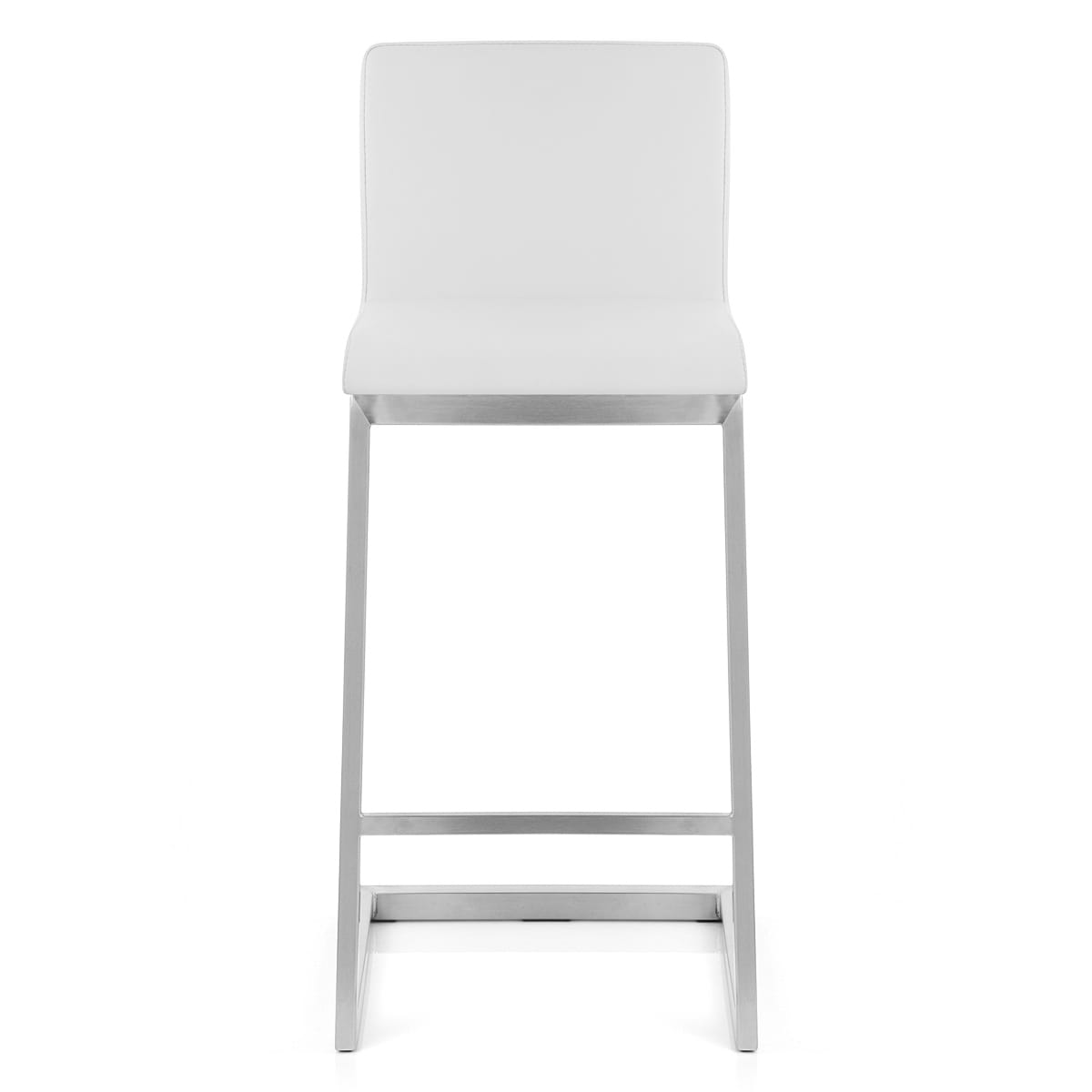 Taburete Polipiel Satinado - Ace Blanco