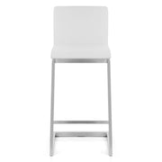 Taburete Polipiel Satinado - Ace Blanco