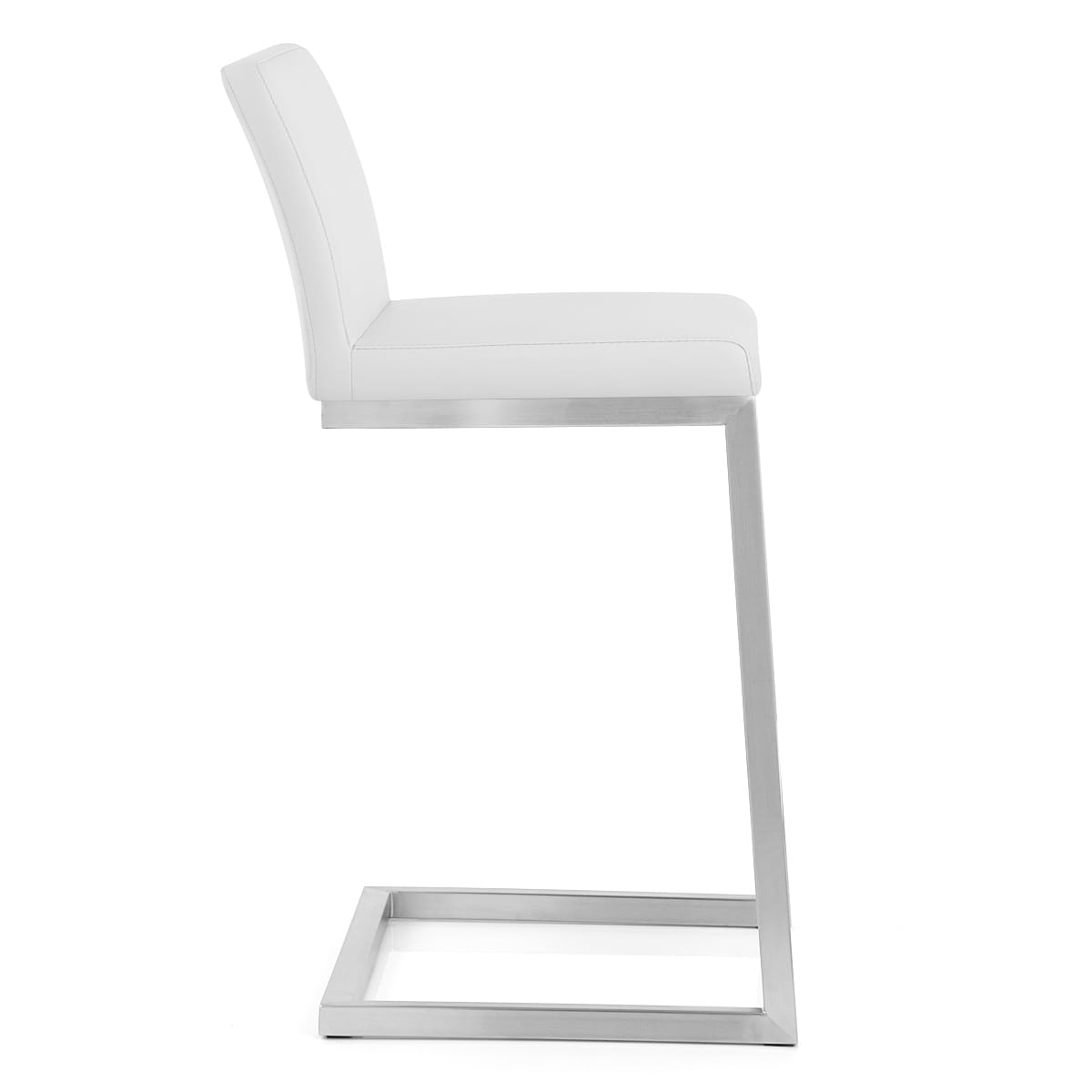 Taburete Polipiel Satinado - Ace Blanco