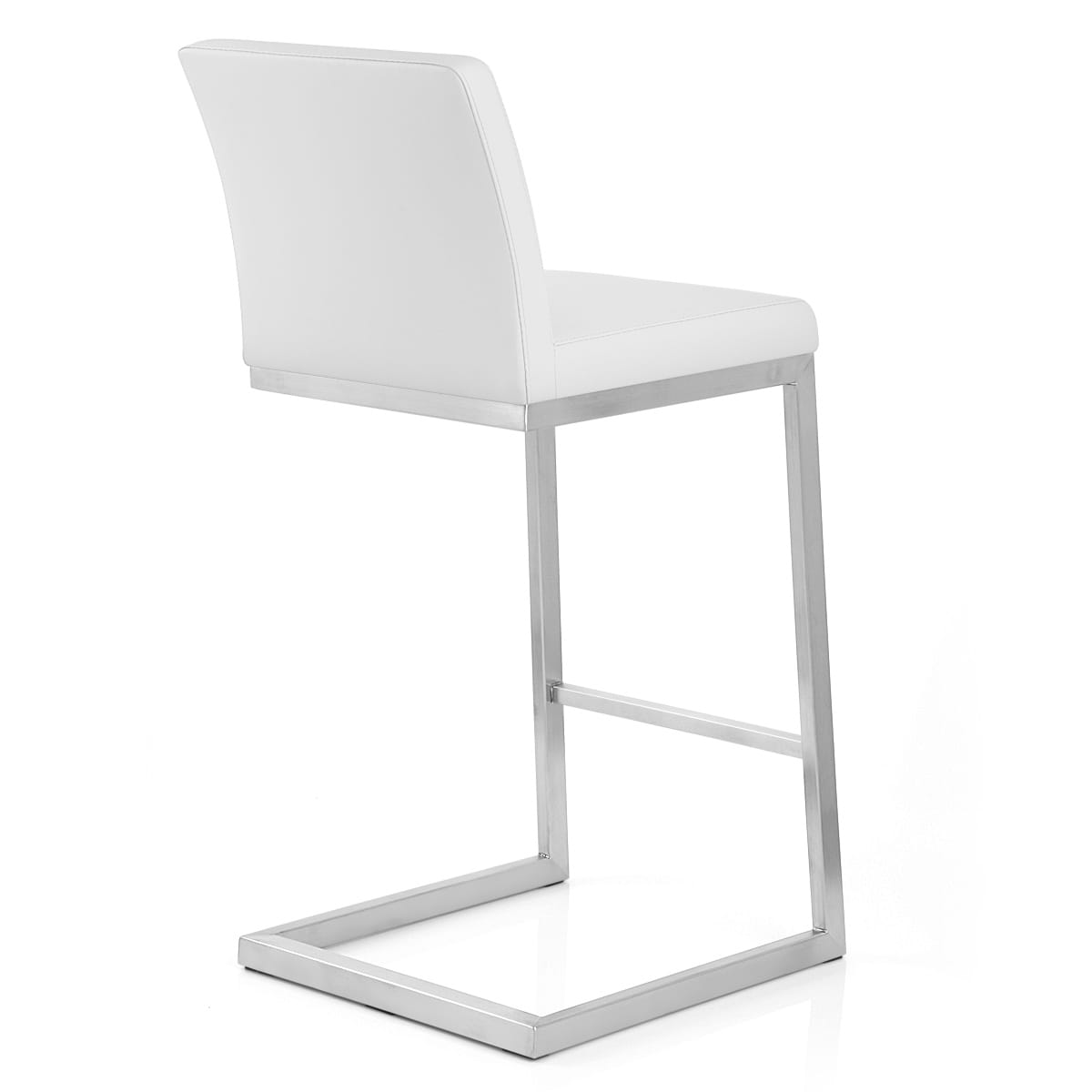 Taburete Polipiel Satinado - Ace Blanco