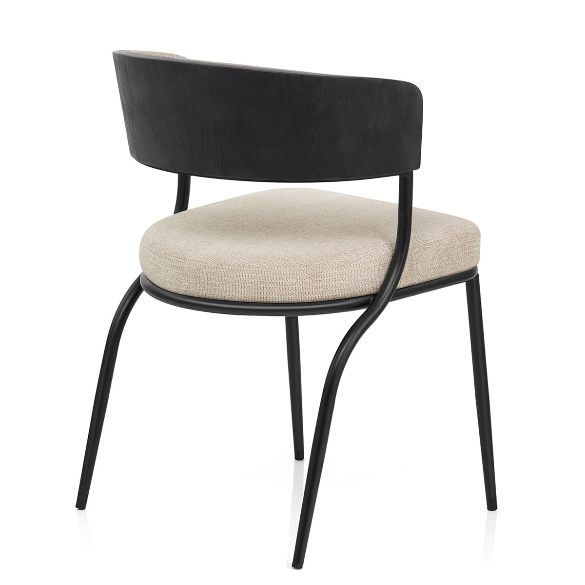 Silla Comedor Tela - Alexa Crema