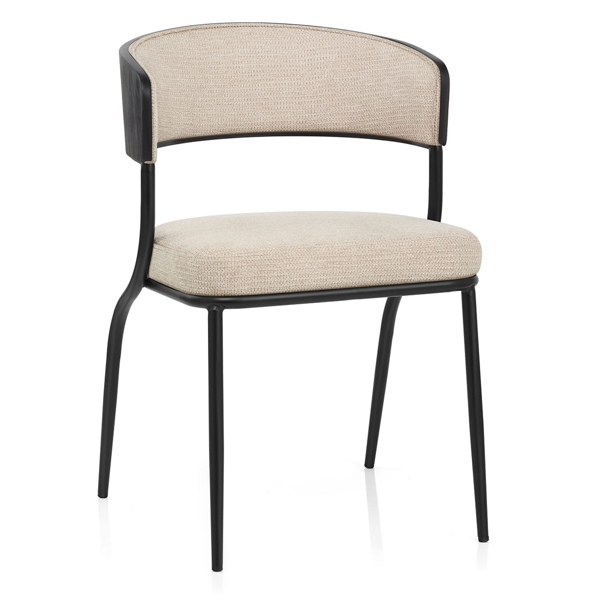 Silla Comedor Tela - Alexa Crema