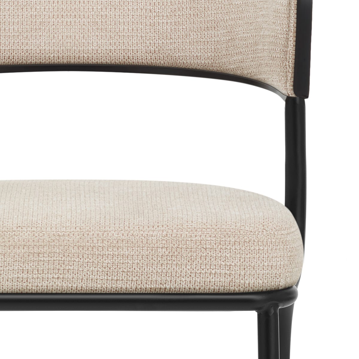 Silla Comedor Tela - Alexa Crema
