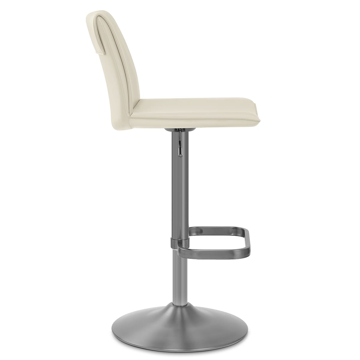 Taburete Polipiel - Alto Crema