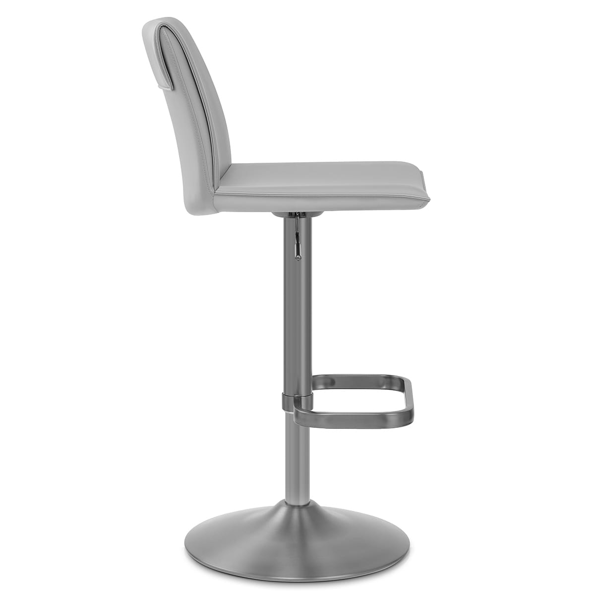 Taburete Polipiel - Alto Gris