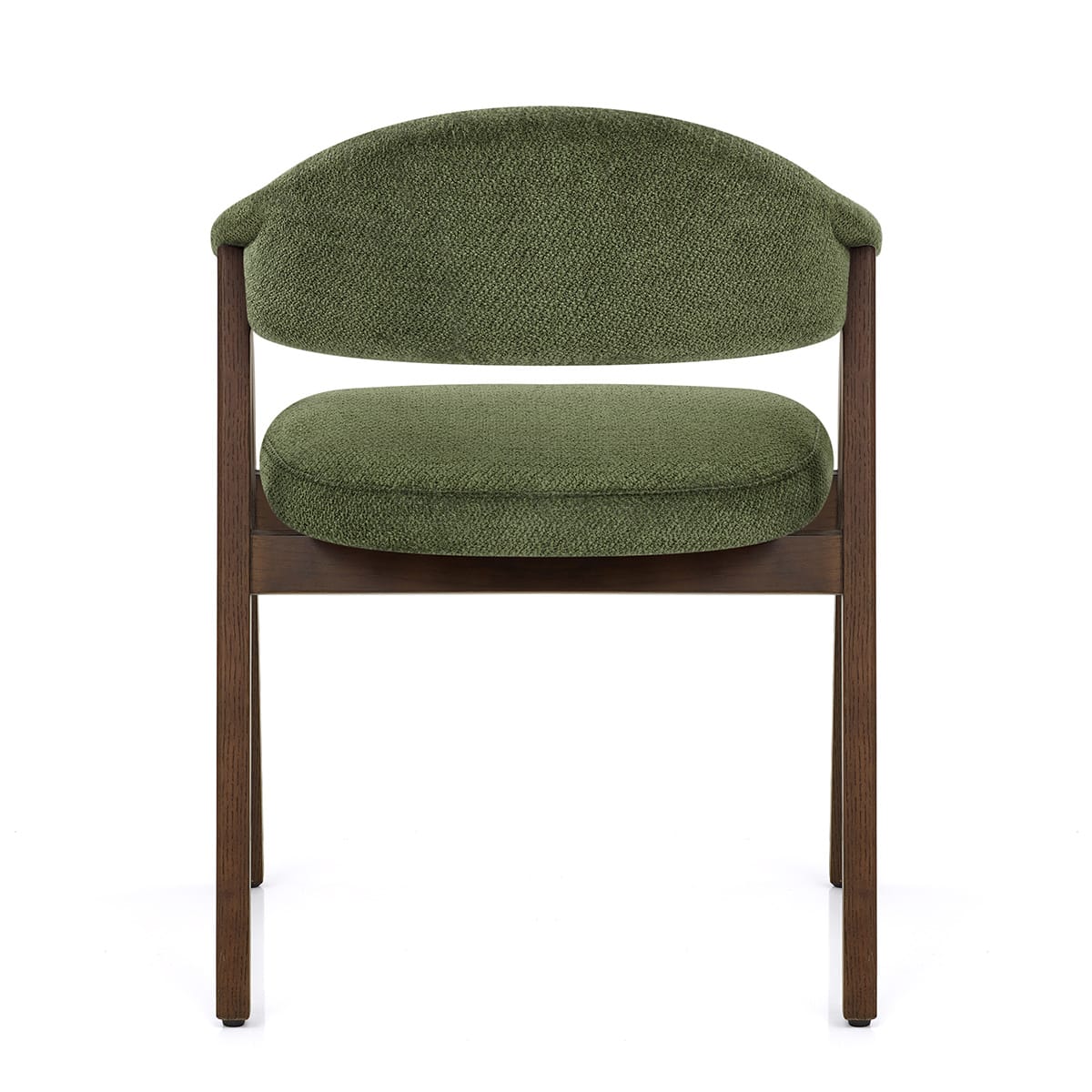Silla Tela Roble Oscuro - Amber Verde