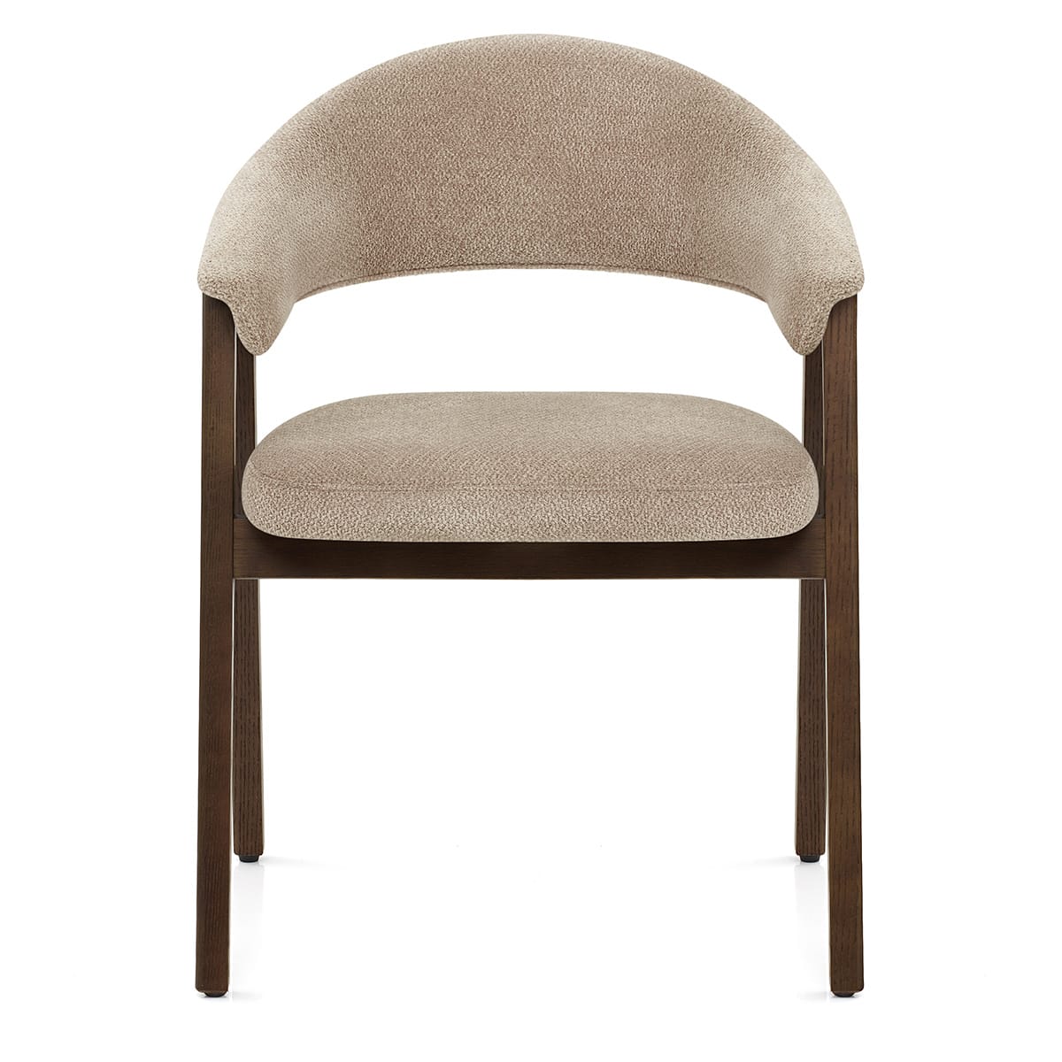 Silla Tela Roble Oscuro - Amber Gris Pardo