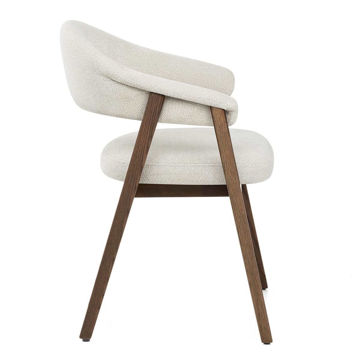 Silla Tela Roble - Amber Crema