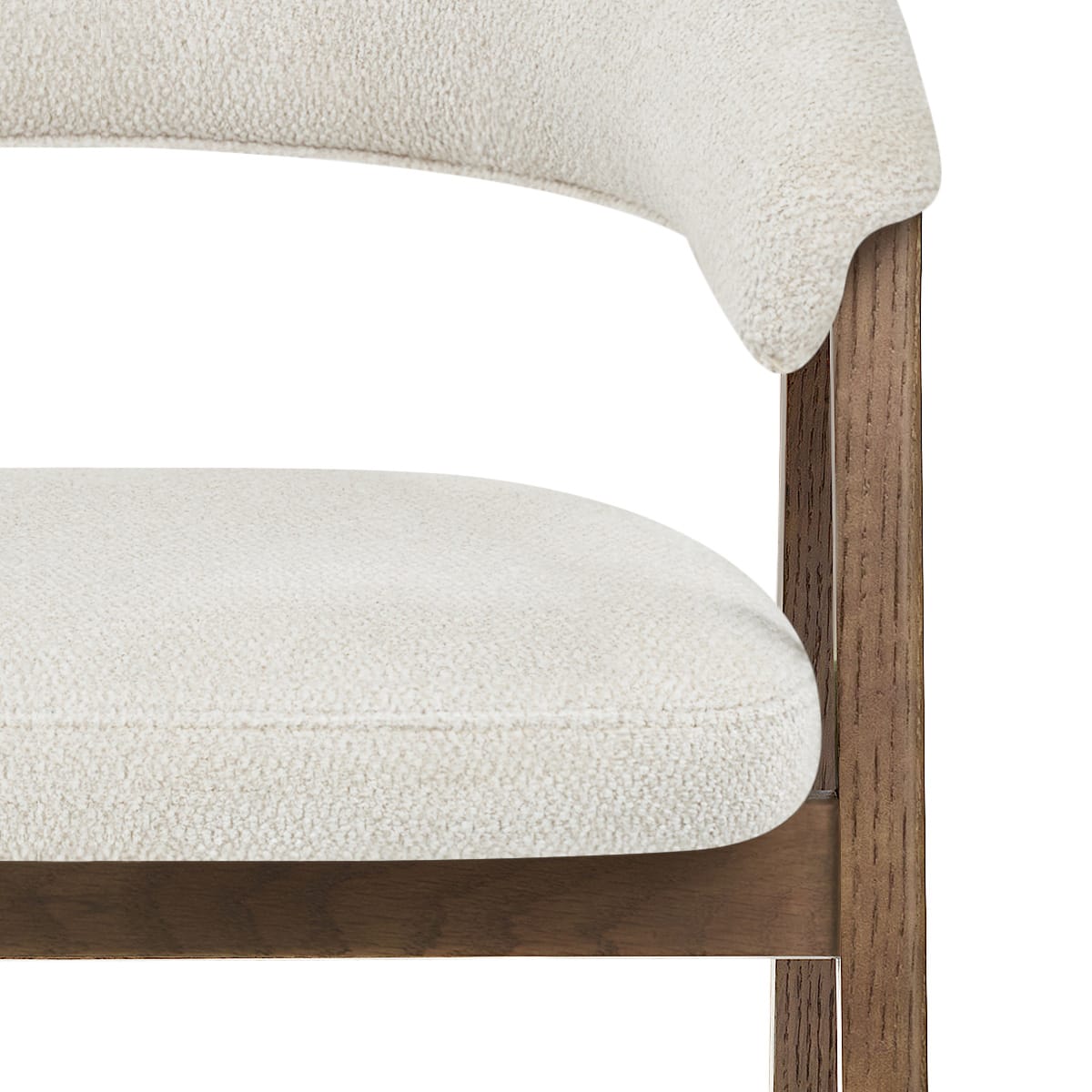 Silla Tela Roble - Amber Crema