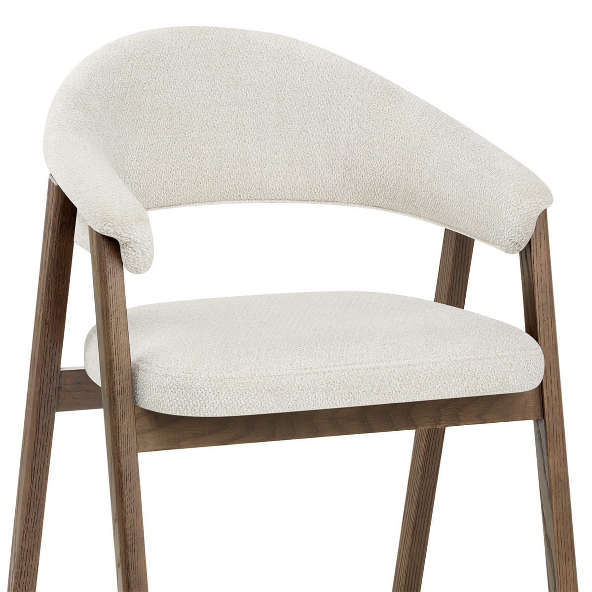 Silla Tela Roble - Amber Crema